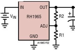 RH1965正电源线性稳压器(LDO)参数介绍及中文PDF下载