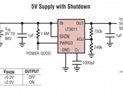 LT3011正电源线性稳压器(LDO)参数介绍及中文PDF下载