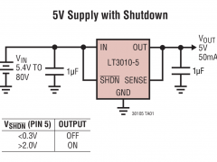 LT3010正电源线性稳压器(LDO)参数介绍及中文PDF下载