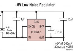 LT1964负电源线性稳压器(LDO)参数介绍及中文PDF下载