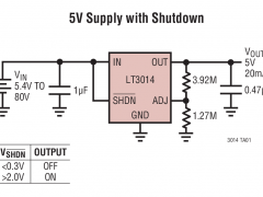 LT3014正电源线性稳压器(LDO)参数介绍及中文PDF下载