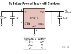 LT1521正电源线性稳压器(LDO)参数介绍及中文PDF下载