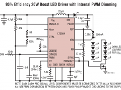 LT3954多拓扑LED驱动器参数介绍及中文PDF下载