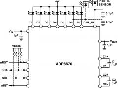ADP8870无电感器型(充电泵)LED驱动器参数介绍及中文PDF下载