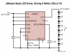 LTM8042多拓扑LED驱动器参数介绍及中文PDF下载