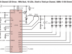 LT3745降压型LED驱动器参数介绍及中文PDF下载