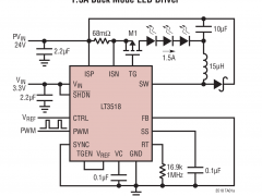 LT3518降压-升压发光二极管驱动器参数介绍及中文PDF下载