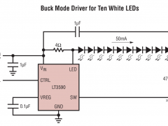 LT3590降压型LED驱动器参数介绍及中文PDF下载