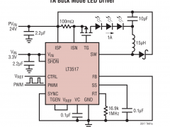 LT3517降压-升压发光二极管驱动器参数介绍及中文PDF下载