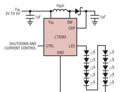 LT3593升压型LED驱动器参数介绍及中文PDF下载