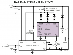 LT3003发光二极管驱动器支持功能参数介绍及中文PDF下载