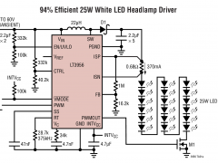 LT3956降压型LED驱动器参数介绍及中文PDF下载