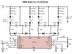 LT3476降压型LED驱动器参数介绍及中文PDF下载