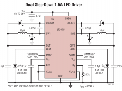 LT3475降压型LED驱动器参数介绍及中文PDF下载