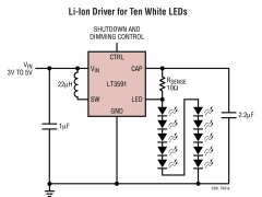 LT3591升压型LED驱动器参数介绍及中文PDF下载