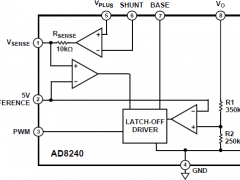 AD8240降压型LED驱动器参数介绍及中文PDF下载