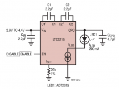LTC3215无电感器型(充电泵)LED驱动器参数介绍及中文PDF下载