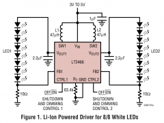 LT3466升压型LED驱动器参数介绍及中文PDF下载