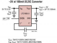 LTC1983稳压反相电荷泵参数介绍及中文PDF下载