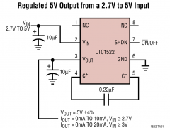 LTC1522稳压升压电荷泵参数介绍及中文PDF下载