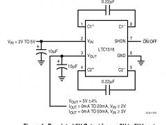 LTC1516稳压升压电荷泵参数介绍及中文PDF下载