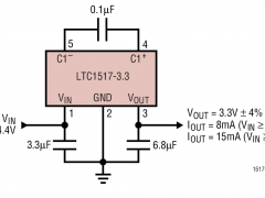 LTC1517-3.3稳压升压电荷泵参数介绍及中文PDF下载