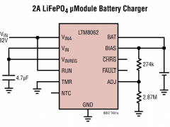 LTM8062µModule电池充电器参数介绍及中文PDF下载