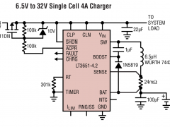 LT3651-4.1开关电池充电器参数介绍及中文PDF下载