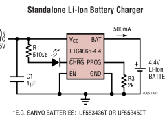 LTC4065-4.4线性电池充电器参数介绍及中文PDF下载