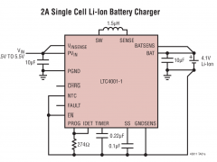 LTC4001-1开关电池充电器参数介绍及中文PDF下载
