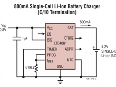 LTC4061线性电池充电器参数介绍及中文PDF下载