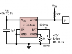 LTC4059线性电池充电器参数介绍及中文PDF下载