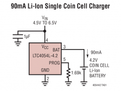 LTC4054L-4.2线性电池充电器参数介绍及中文PDF下载