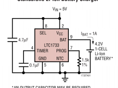 LTC1733线性电池充电器参数介绍及中文PDF下载