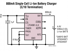 LTC4061-4.4线性电池充电器参数介绍及中文PDF下载