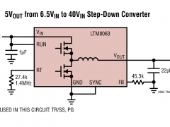 LTM8063超低噪声稳压器参数介绍及中文PDF下载