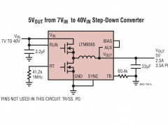 LTM8065超低噪声稳压器参数介绍及中文PDF下载