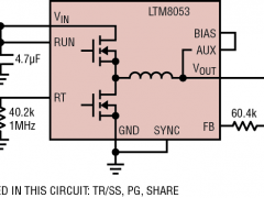 LTM8053µModule降压型稳压器参数介绍及中文PDF下载