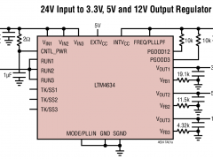 LTM4634多个输出降压调节器参数介绍及中文PDF下载