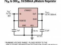 LTM8021超低噪声稳压器参数介绍及中文PDF下载