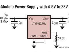 LTM4602HVµModule降压型稳压器参数介绍及中文PDF下载