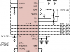 LTC3376多个输出降压调节器参数介绍及中文PDF下载