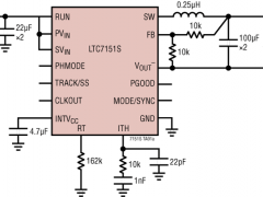 LTC7151S内部电源开关降压稳压器参数介绍及中文PDF下载