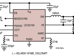 LTC3310S超低噪声稳压器参数介绍及中文PDF下载