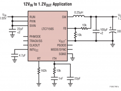 LTC7150S内部电源开关降压稳压器参数介绍及中文PDF下载