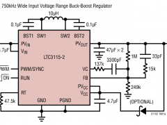 LTC3115-2内部电源开关升降压稳压器参数介绍及中文PDF下载
