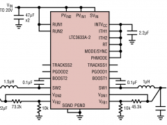 LTC3633A-2多个输出降压调节器参数介绍及中文PDF下载