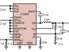 LTC3626内部电源开关降压稳压器参数介绍及中文PDF下载