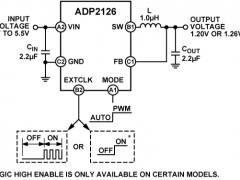 ADP2126内部电源开关降压稳压器参数介绍及中文PDF下载