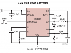 LT3686A内部电源开关降压稳压器参数介绍及中文PDF下载